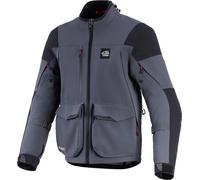 Alpinestars Maxdura Drystar XF Chaqueta Textil de Motocicleta Impermeable, negro-gris, tamaño 3XL para Hombres