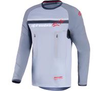 Alpinestars Maxdura Dual Maillot de motocross, gris, tamaño XL para Hombres