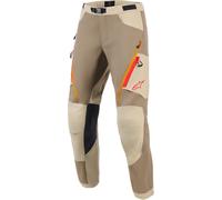 Alpinestars Maxdura Dual Pantalones textiles de motocicleta, gris-marrón, tamaño 40 para Hombres