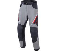 Alpinestars Maxdura Dual Pantalones textiles de motocicleta, gris/rojo, Talla 40