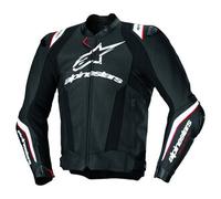 Alpinestars Missile V3 Ignition, chaqueta de cuero 56 male Negro/Blanco
