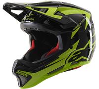 Alpinestars Missile Tech Airlift Casco cuesta abajo, Verde/negro, Talla S (55/56)