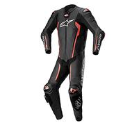 Alpinestars Missile V2 - Mono de piel para moto, color negro y rojo, 50