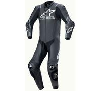 Alpinestars Missile V2 Ward Traje de cuero de moto de una pieza perforado, negro-gris, tamaño 54