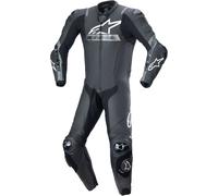 Alpinestars Missile V2 Ward Traje de cuero de moto de una pieza perforado, negro-gris, tamaño 46 para Hombres