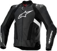 Alpinestars Missile V3 Airflow, chaqueta de cuero 62 male Negro/Blanco