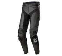 Alpinestars Missile V3 Pantalón de Moto Race & Track Hombre Negro/Blanco CE AA