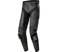 Alpinestars Missile V3 Pantalones de cuero para motocicleta, negro, tamaño 50 para Hombres
