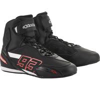 Alpinestars Austin MM93 Zapatillas Color Negro y rojo brillo Talla 12.5 (EU 46) Negro y rojo brillo 12.5 (EU 46)