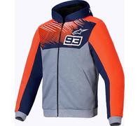 Sudadera de moto Alpinestars MM93 Cromo V2 Sport Azul/Gris/RojoL Azul,Gris,Rojo