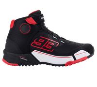 Alpinestars MM93 CR-X Drystar® Zapatos De Moto Black Red White, Talla: 11.5