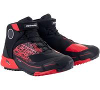 Alpinestars MM93 CR-X Drystar Zapatos de motocicleta, negro/rojo, Talla 8 (40,5)