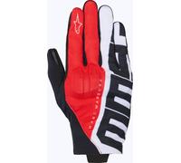 Alpinestars MM93 Reef V2 Guantes de moto, Negro/Blanco/Rojo, Talla XL
