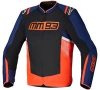 Alpinestars MM93 T-Sps Air V2, chaqueta textil L male Azul Oscuro/Negro/Rojo Neón/Blanco