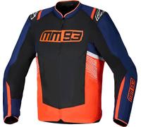 Alpinestars MM93 T-SPS Air V2 Chaqueta Textil Moto, negro/azul/rojo, Talla L