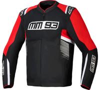 Alpinestars MM93 T-SPS Air V2 Chaqueta Textil Moto, negro/rojo, Talla M