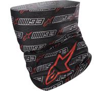 Alpinestars MM93 Tubo De Cuello Pañuelo (Negro/Blanco/Rojo)