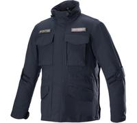 Alpinestars MO.ST.EQ Field chaqueta textil impermeable para motocicletas, negro, Talla 4XL