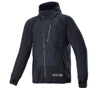 Alpinestars MO.ST.EQ Hybrid Chaqueta textil de motocicleta, negro, tamaño S para Hombres