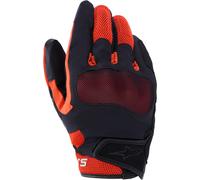 Alpinestars Mogress Airflow Guantes de moto, negro/rojo, Talla 2XL