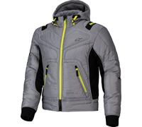 Alpinestars Mohobbs, chaqueta textil impermeable S male Gris/Negro/Verde Neón