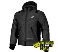 Alpinestars Mohobbs Chaqueta textil de moto impermeable, negro, Talla XXL