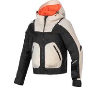 Alpinestars Molly Air Chaqueta textil de moto para mujer, negro/beige, Talla XXS