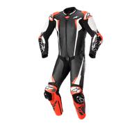 Alpinestars Mono De Carrera De Cuero Racing Absolute V2 1 Pieza Black White Red Fluo, Talla: 54