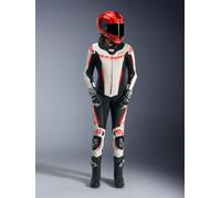 Alpinestars Mono De Cuero Stella GP-R7 1 Pieza White Black Red Fluo, Talla: 48