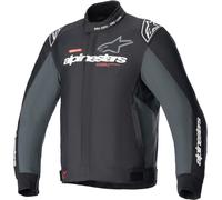 Alpinestars Monza Sport Chaqueta textil de motocicleta, negro-gris, tamaño 4XL para Hombres