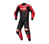 Alpinestars Motocicleta Moto GP-R7 1 Pc Traje de Cuero Negro Medio Rojo