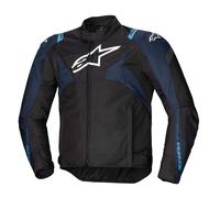 Alpinestars Motocicleta Moto T-Jaws V4 WP Chaqueta Negro Azul Oscuro Azul Blithe