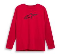 AlpinestarS motocicleta revés manga larga CSF camiseta - rojo
