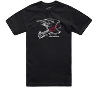 Alpinestars Mx Helm Camiseta, negro, tamaño 2XL para Hombres