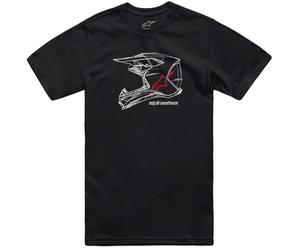 Alpinestars Mx Helm Camiseta, negro, tamaño 2XL para Hombres
