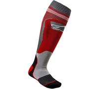 Alpinestars MX Plus-1 Calcetines de Motocross, Rojo burdeos, Talla S