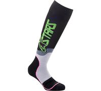 Alpinestars MX Plus-2 Calcetines de Motocross, negro/rosa, Talla S