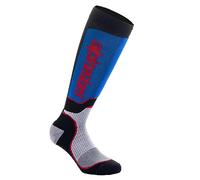 Alpinestars Mx Plus Socks, Black White Royal Blue, L