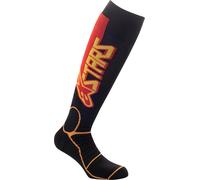 Alpinestars MX Pro Calcetines de Motocross, negro/amarillo/rojo, Talla S