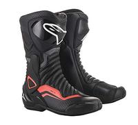 Alpinestars NC, Botas de Motocicleta Hombre, Negro Rojo, 46 EU