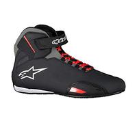 Alpinestars NC, Industrial Boot Hombre, Negro Y Rojo, 40 EU