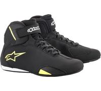 Alpinestars NC, Zapatos para Moto Hombre, Negro Y Amarillo, 41 EU