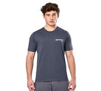 Alpinestars No Barrier SS Csf tee T-Shirt Camiseta de Manga Corta Cuello Redondo, Carbón, L para Hombre