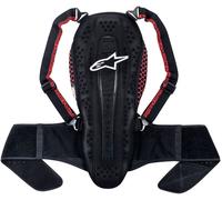 Espaldera Alpinestars Nucleon KR-2 Negro-Ahumado-Rojo L Negro