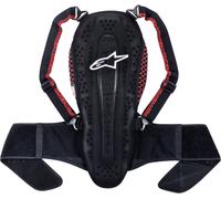 Alpinestars Nucleon KR-2 Protector de espalda, negro/rojo, Talla XS