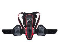 Espaldera Alpinestars Nucleon KR-3 Ahumado-Negro-Rojo M Negro