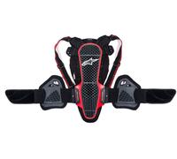 Alpinestars Nucleon KR-3 Protector de espalda, negro-rojo, tamaño L para Hombres