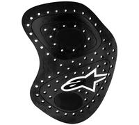 Alpinestars Nucleon Racing KR HR Protectores de cadera, Negro/Blanco, Talla L