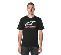 Camiseta Alpinestars Always 2.0 CSF Negro/Blanco/RojoS Negro,Blanco,Rojo