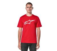 Alpinestars Original Logo tee Camiseta de Manga Corta Cuello Redondo, Rojo, M para Hombre
